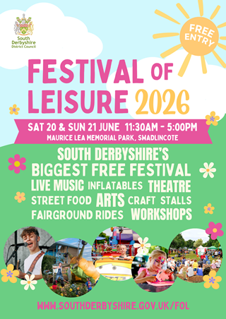Festival of Leisure poster 2026